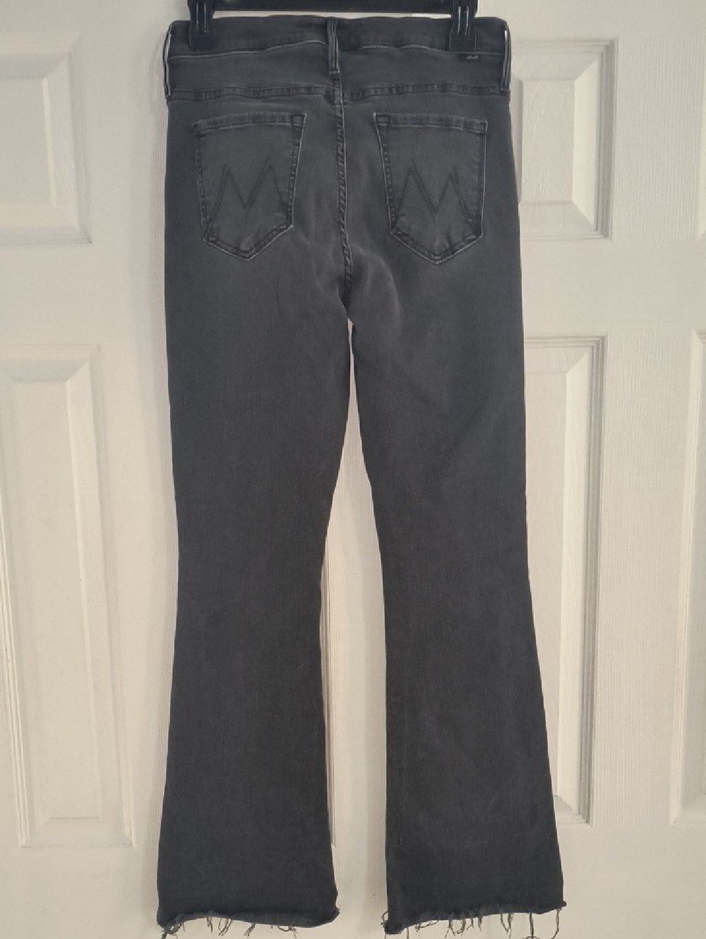 MOTHER The Weekender Fray Flare Jeans In Lighting Up Lantern Size 28 - Picture 3 of 6